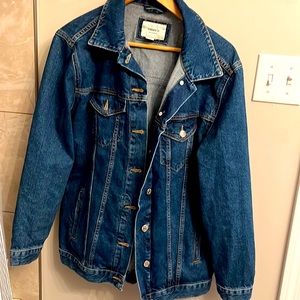 Oversized jean jacket
